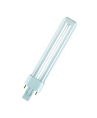 Фото Лампа люм. компакт. DULUX S 11W/827 G23 (инд.уп.) OSRAM ***