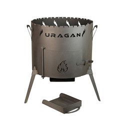 Фото Печь Ураган 36 см с дверцей