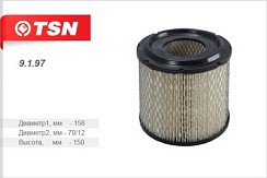 Фото Фильтр воздушный УАЗ-31512,452,3741 инж. Цитрон 9.1.97 9197 57905