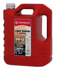 Фото Масло TOTACHI NIRO LV  5W40 A3/B4 SN/CF   4л. син.