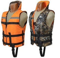 Фото Жилет спасательный "Таймень-3" 2-х. сторон.  S (38-42)