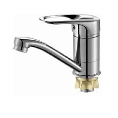 Фото Смеситель д/кухни одноручковый A3103D одноручковый с кор.нос, Ø40 (AL),хром ALOUTE