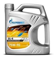 Фото Масло трансмиссионное 75W90 GL-5 Gazpromneft   4л. п/с