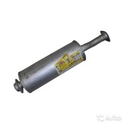 Фото Глушитель УАЗ-3151 Хантер дв.ЗМЗ-409 (фланец под 2 отв.)