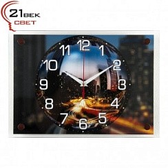 фото Часы настенные "Город"