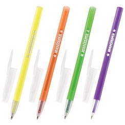 фото Ручка шариковая масляная STAFF OBP-679, ассорти, линия 0,7мм, синяя