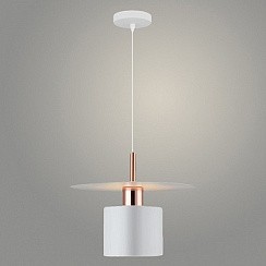 фото Подвес 6509/1HQ WH+WH белый/белый 1х40W E27 d250 h1300,TXN23