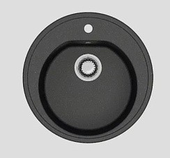 Фото Мойка мат. Браун 510/Q4 (черн.) ZETT lab. (510*510*191)