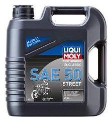 Фото Масло 4Т LIQUI MOLY Motorbike HD-Classic Street SAE 50 SG   4л. мин.↑1230