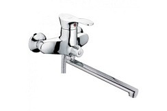 Фото Смеситель д/ванны L2201(Lt) плоский повор.излив 40см,LEDEME РАСПРОДАЖА