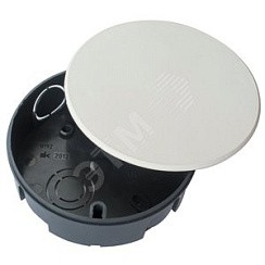 Фото Коробка распред. скрытая с крышкой 80х21мм У-194