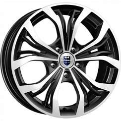 Фото Диск 17 7J*17 5/112/57,1+43 Аламида-оригинал (КС705) алмаз черныйК&K