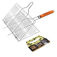 Фото BOYSCOUT Решетка-Гриль для 6 порций блюд,картонный веер в подарок 54(+5))х33х22х2,5см/12