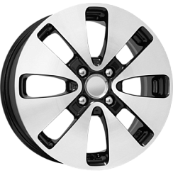 Фото Диск 15 6J*15 4/100/54,1+48 КС582(15 Rio) ал.чёрн. K&K (13073)