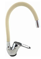 Фото Смеситель д/кухни одноручковый R3193FE-6 одноручковый с гиб.изл.бежевый