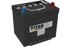 Фото АКБ 62а/ч о/п ASIA 520A Титан Стандарт  (L=232; b=173; h=225)