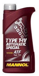 Фото Масло трансмиссионное ATF Type T-4 MANNOL   1л. 8208 Automatic Special Синтетическое