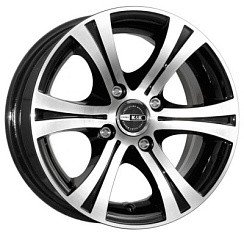 Фото Диск 13 5,5J*13 4/98/58,6+18 Эмир алмаз черн. К&K (3148)