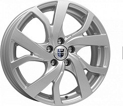 Фото Диск 16 6,5J*16 5/114,3/67,1+40 Палермо блэк плат. K&K(23142)