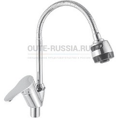 Фото Смеситель д/кухни T31213B -8 одноручковый с гиб. изливом OUTE