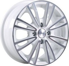 Фото Диск 15 6J*15 4/100/54,1+48 Скад Пантера Алмаз белый