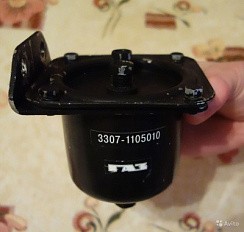 Фото Фильтр топливный ГАЗ-3307,3302,2217,ПАЗ-3205 (отстойник грубой оч.на раму) в сборе завод.