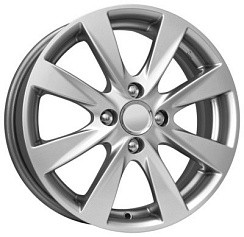 Фото Диск 15 6J*15 4/100/54,1+48 КС581(15 Solaris)сильвер K&K(13067)