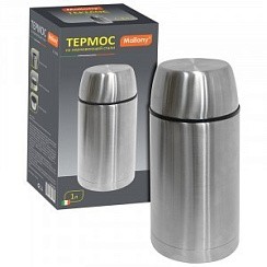 Фото Термос SE-1000B, 1л, суповой, нерж.сталь, MallonyАКЦИЯ!!!