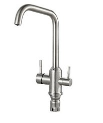 Фото Смеситель д/кухни SUS124-017F-015  с переключением фильтра для питьевой воды РМС