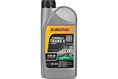 Фото Масло трансмиссионное 75W90 GL-4/GL-5 EURONOL Trans X   1л.