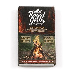 Фото Спички "Костровые" 85мм/30шт, ROYALGRILL™