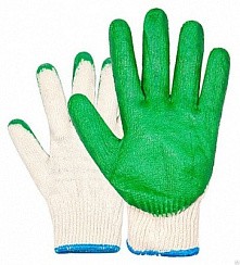 Фото Перчатки х/б 1-й облив