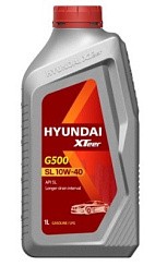 Фото Масло HYUNDAI XTeer Gasoline G500  10W40 SL/CF   1л. п/син.