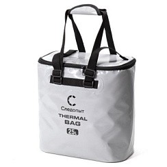 Фото Сумка изотермическая ПВХ "СЛЕДОПЫТ -Thermal Bag" -  35л (48Х20Х36СМ) цв. серый