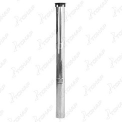 Фото Дымоход сборный с зонтиком SMART D 90мм, L 1130мм (HS-GS-D-3) Helios