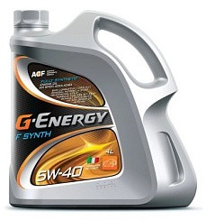 Фото Масло G-Energy F Synth 5W40 SN/CF A3/B4 4л син.