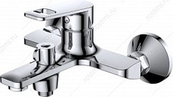 Фото Смеситель д/ванны SL134-009E одноручковый, короткий излив, Латунь, РМС