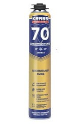 Фото Пена монтажная пистолетная KRASS Professional V70 0,89л Зима