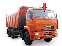 Фото Камаз Евро 6520 Стекло ветровое с полосой 2042х659 УЦЕНКА