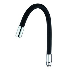 Фото Излив UCG-3257КВ для смесителя ZOP4-F, Гибкий, Чёрный, G-lauf