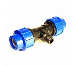 Фото Тройник ПНД 25*3/4Н*25  (№39)