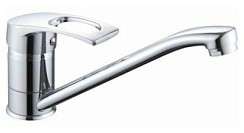 Фото .Смеситель д/кухни одноручковый R4803F одноручковый на шпильке, Ø40 (Zn),хром,Rainsberg РАСПРОДАЖА