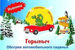 Фото Электрогрелка ТЕПЛОДОМ Горыныч спинка+сидение