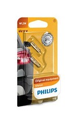 Фото Автолампа W1,2W 12V 1,2W W2x4,6d Philips без цоколя панельная  12516B2