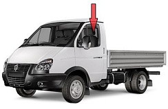 Фото ГАЗ 3302 Стекло передней двери опускное левое