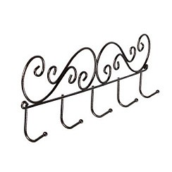 фото Вешалка "Кружева 5" (Медный антик) ВН276