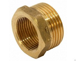 Фото Муфта переходная Ду 25*20 вн./нар. Латунь(№32)