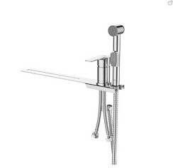 Фото Смеситель с гигиеническим душем 35к Milardo 001SB00M08 "Tidy" установка на унитаз, ХРОМ