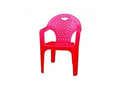 Фото Кресло пластиковое красн.  540*585*800мм М2610 до 100кг