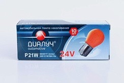 Фото Автолампа PY21W 24V 21W BAU15s Диалуч оранж, поворотники